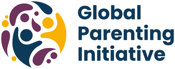 GPI logo: yellow, blue and magenta coloured outline shapes of a person with Global Parenting Initiative text aligned to the right
