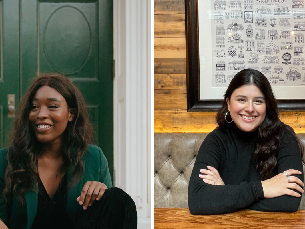 Priscilla Samey (left) and Karen Torres Alarcon (right)